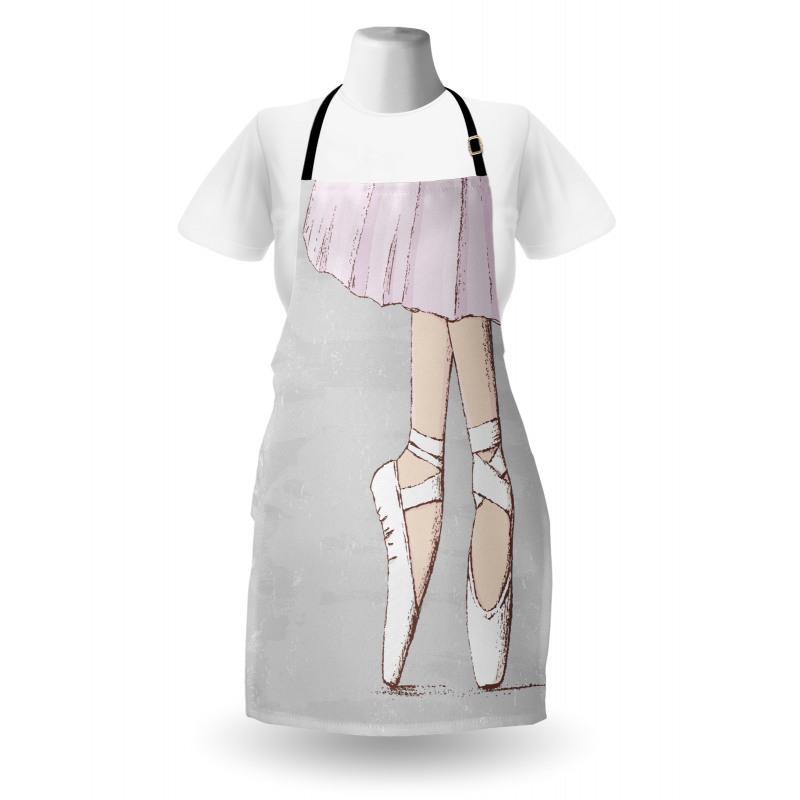 Legs Standing in Balance Apron