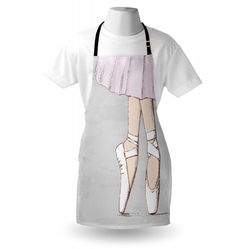 Legs Standing in Balance Apron