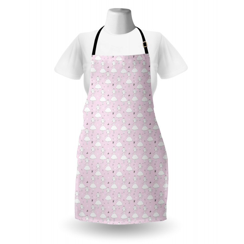 Dancer Girl Crown Apron