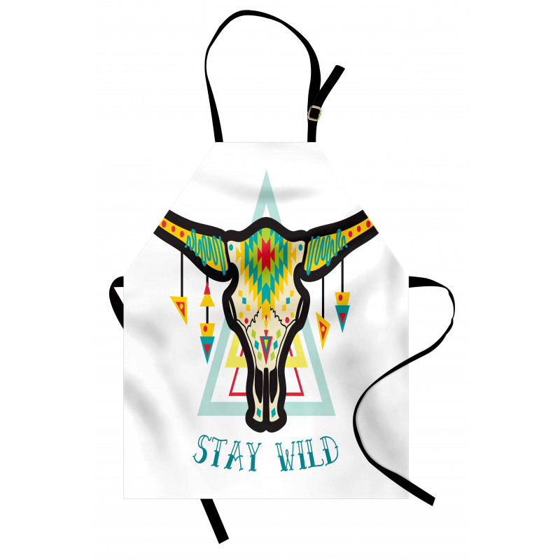 Bohemian Stay Wild Bull Apron