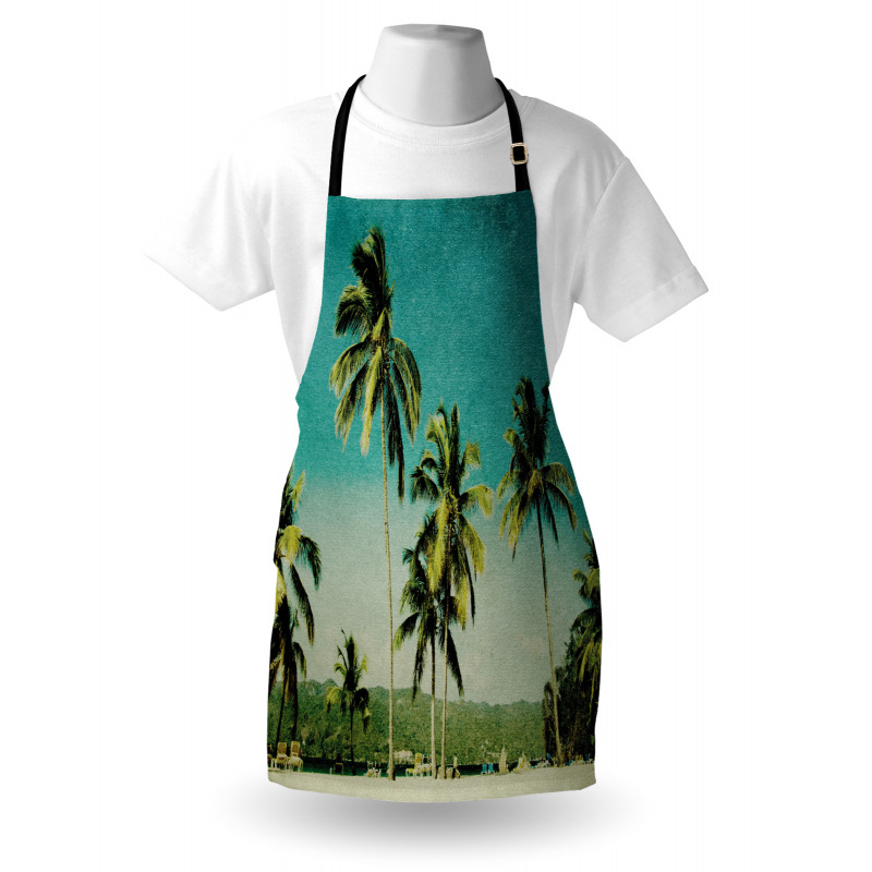 Retro Summer and Tall Trees Apron