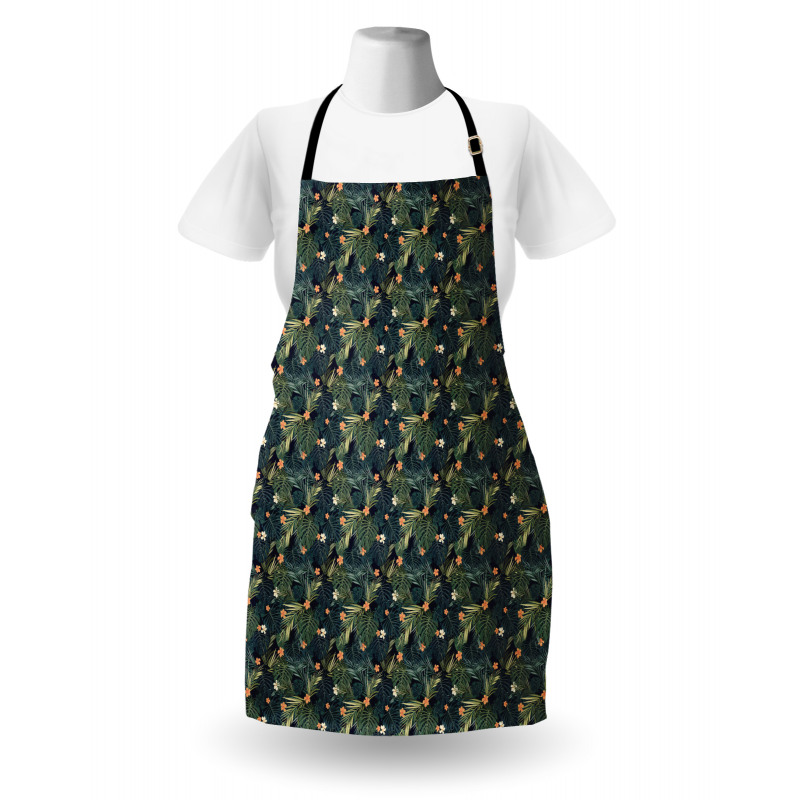 Exotic Summer Foliage Flora Apron