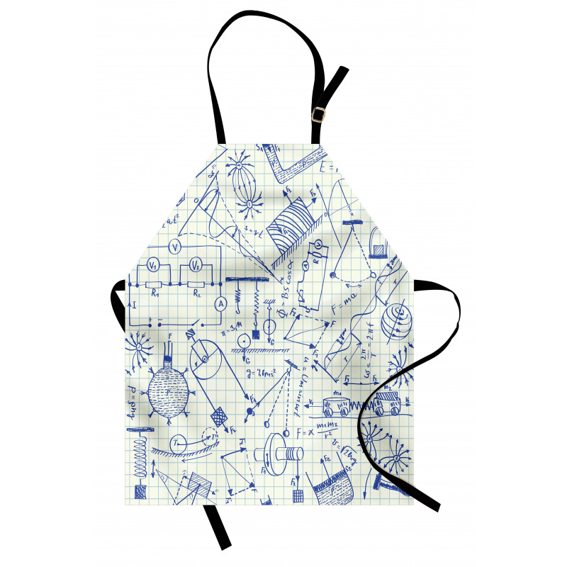 Technical Formulas Notebook Apron