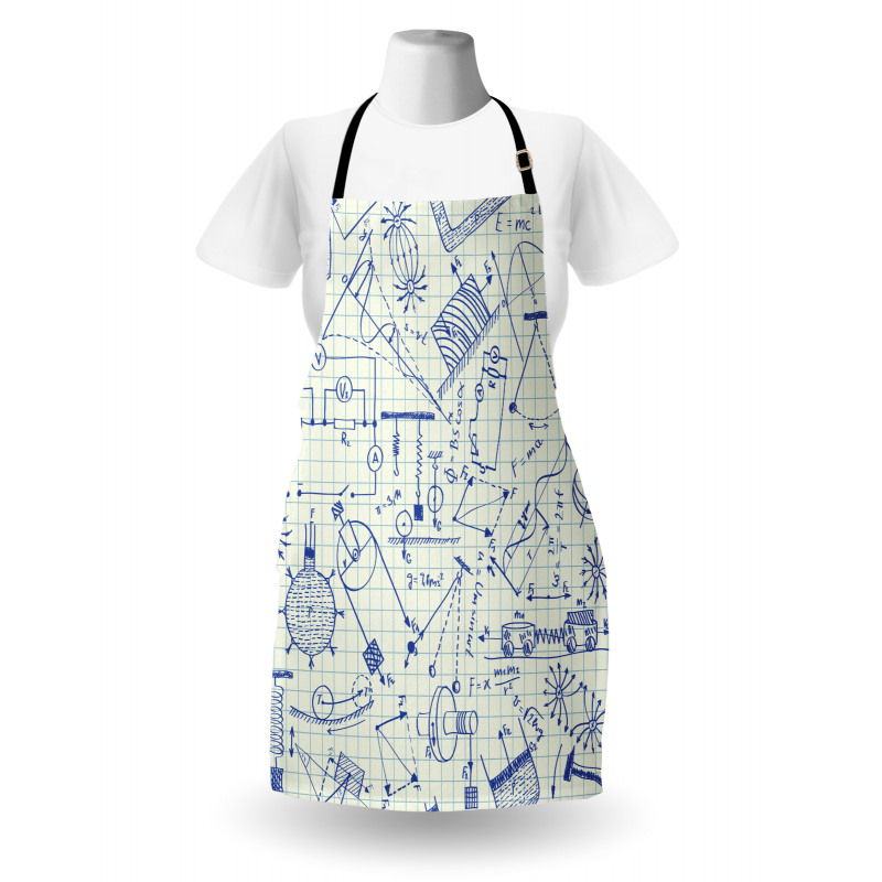 Technical Formulas Notebook Apron