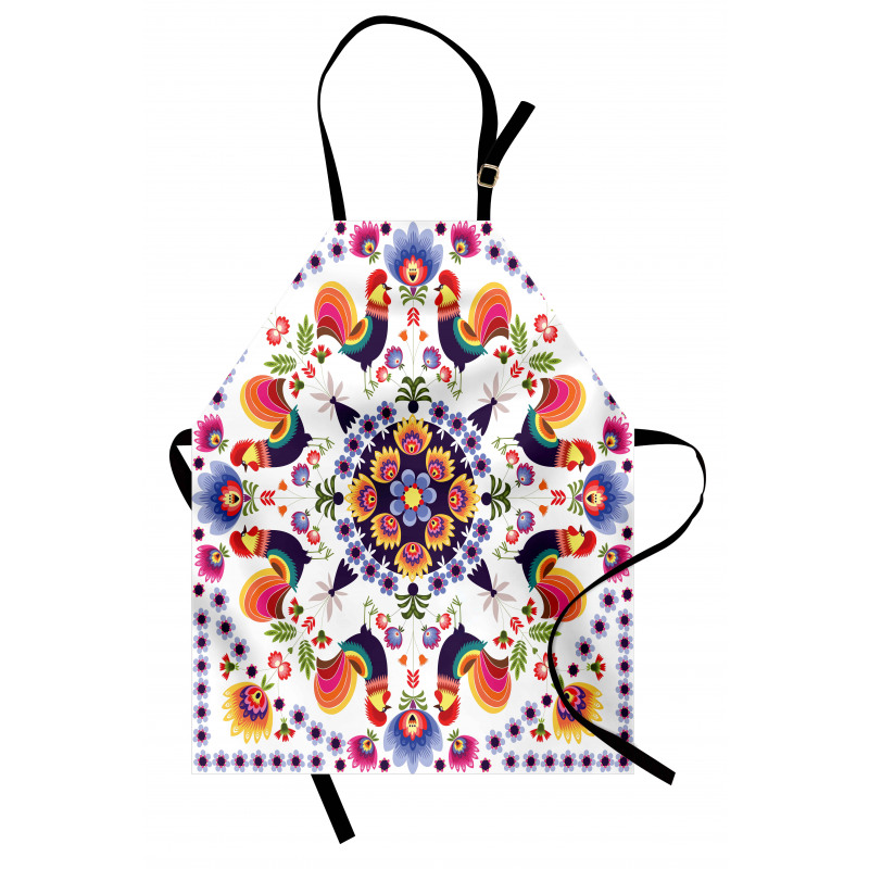 Folkloric Flowers Apron