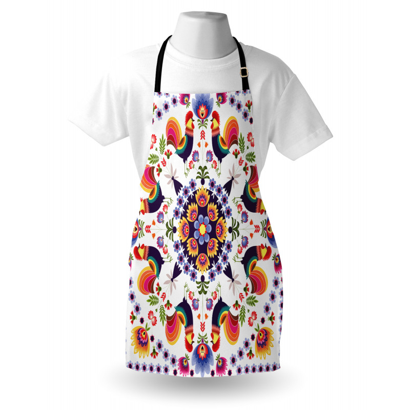 Folkloric Flowers Apron