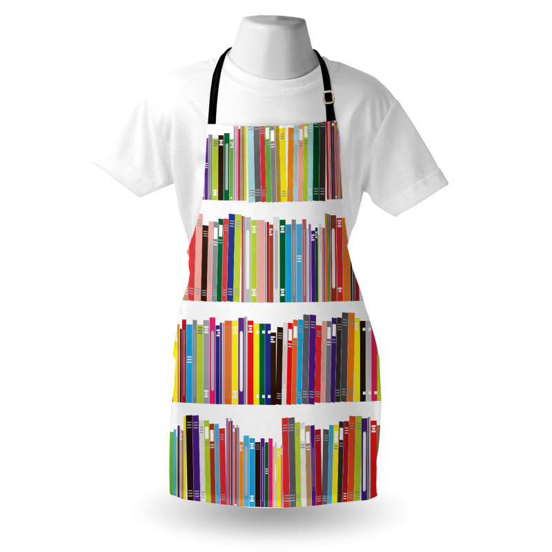 Colorful Doodle of Books Apron