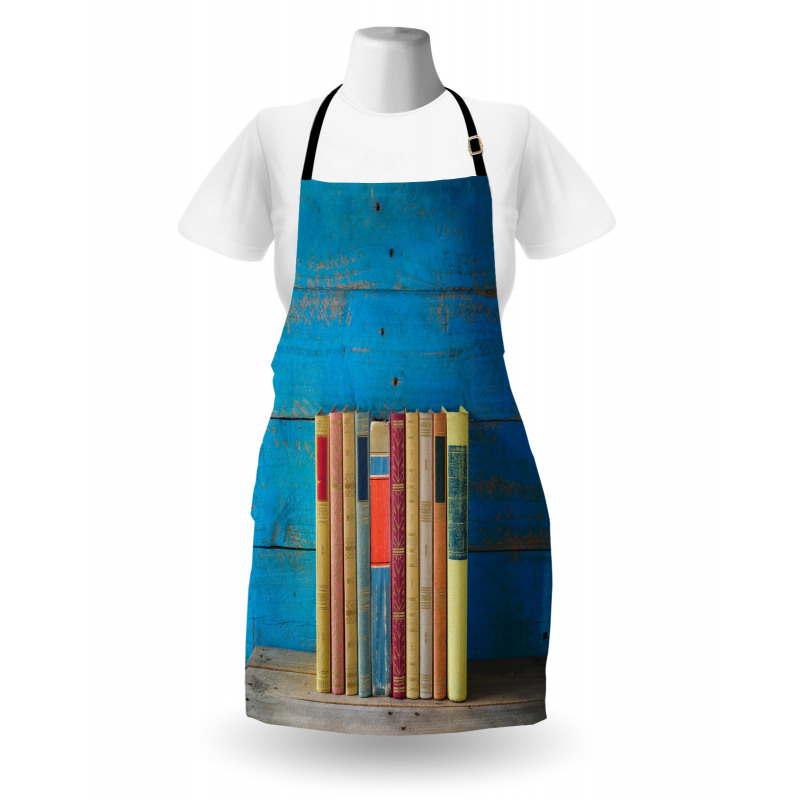 Grunge Nostalgic Book Apron