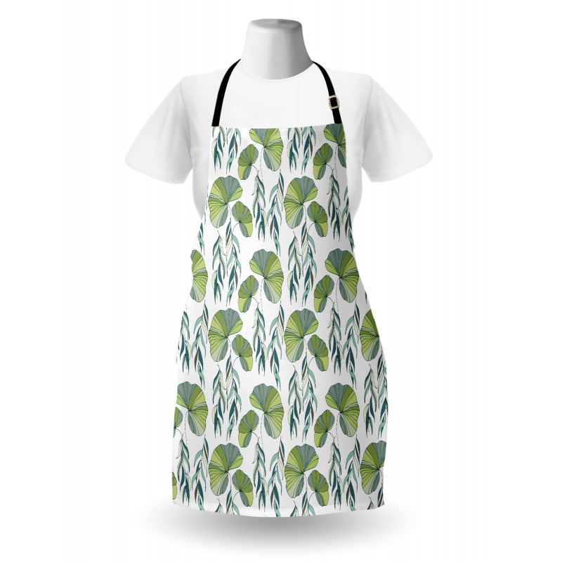 Foliage Water Lilies Apron