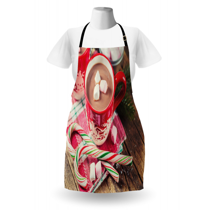 Hot Chocolate in Mugs Apron