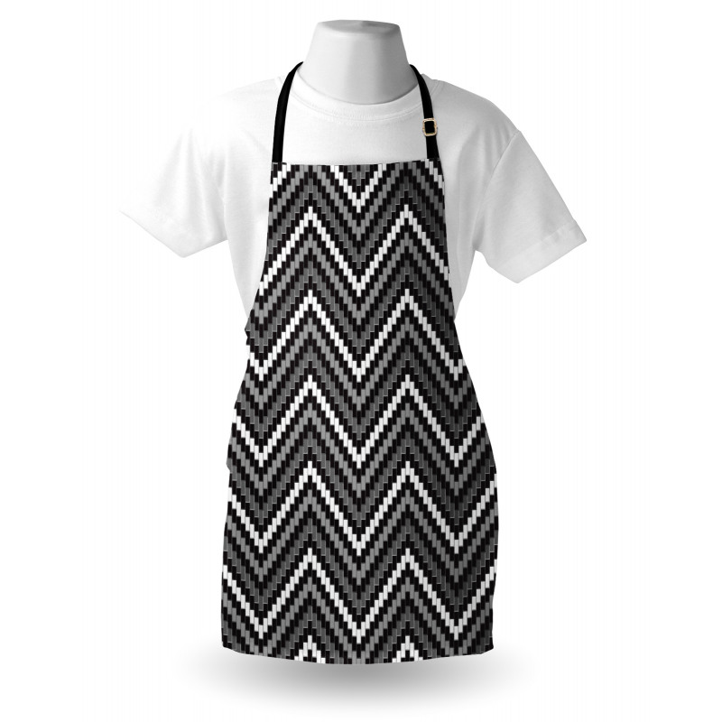 Herringbone Design Apron