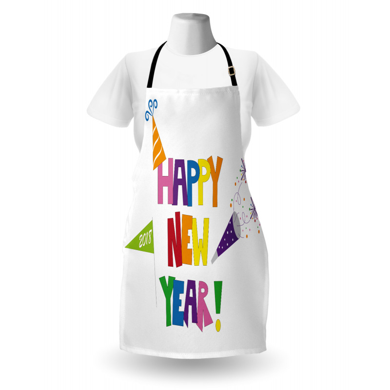 Bubbly Square Font Apron