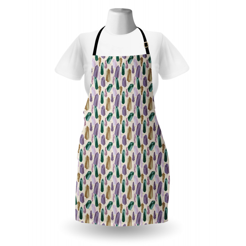 Crystals and Feathers Boho Apron