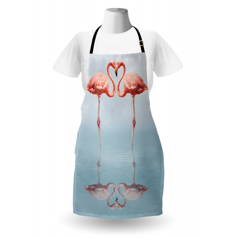 Birds Necks Shape as Heart Apron