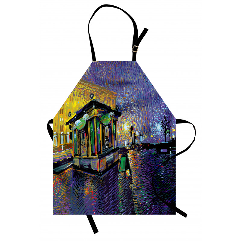 Kyiv City Night Art Apron