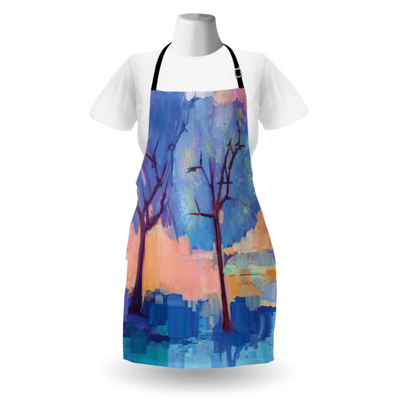 Abstract Nature Trees Apron