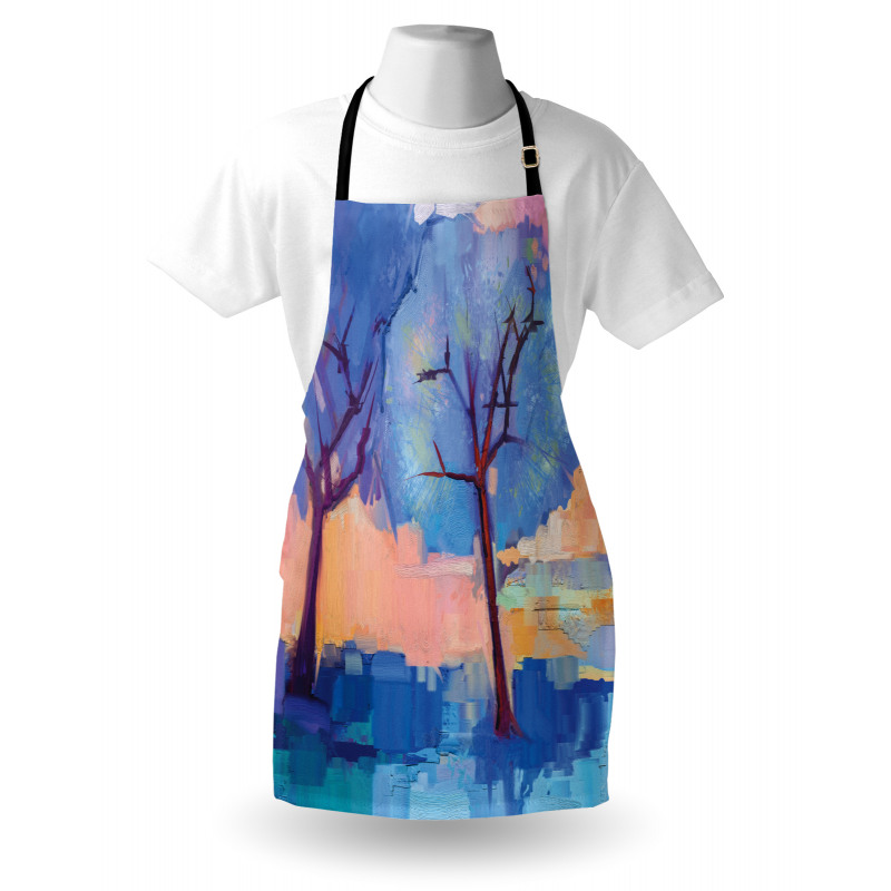 Abstract Nature Trees Apron