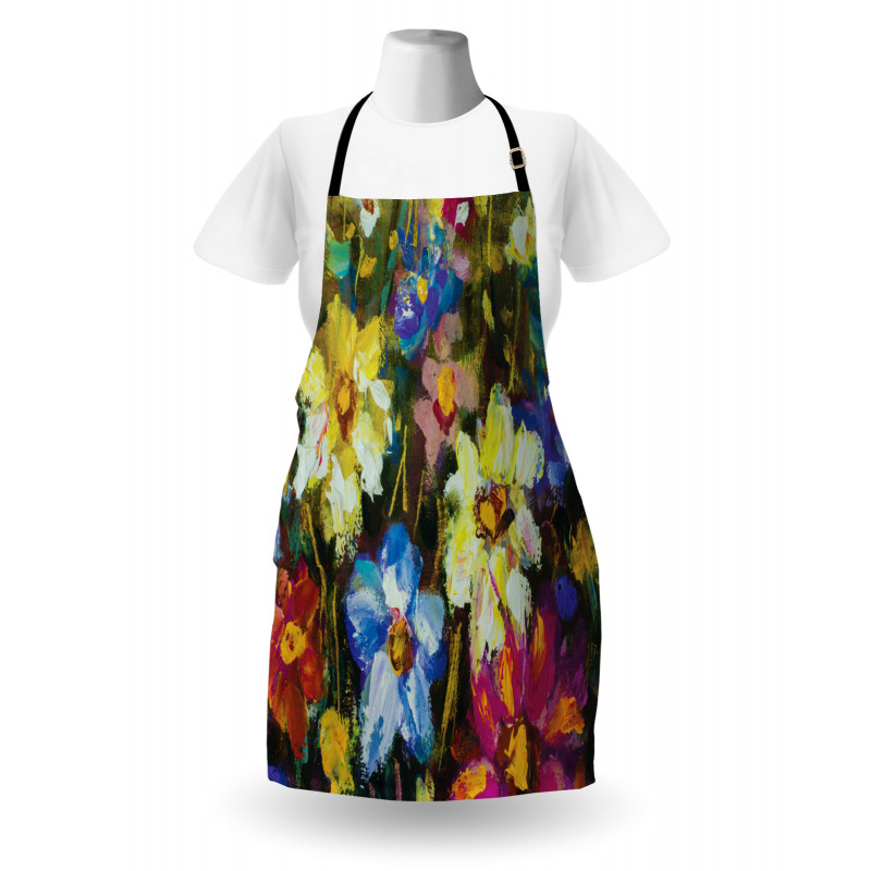 Flower Field Painting Apron