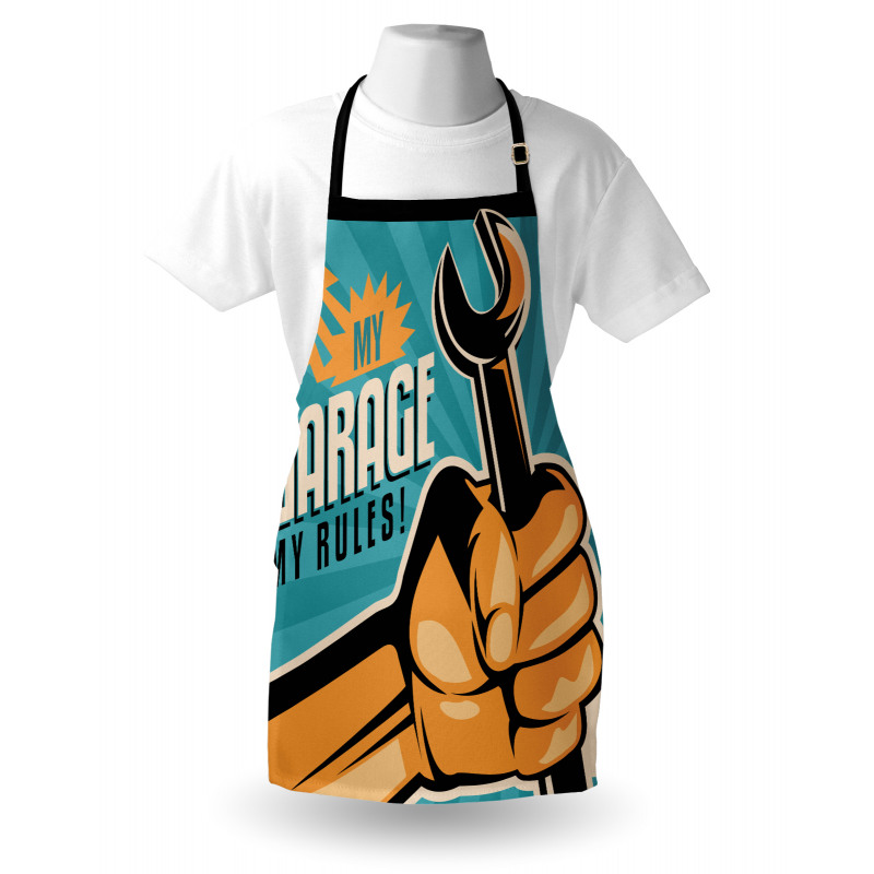 Retro Holding Wrench Apron