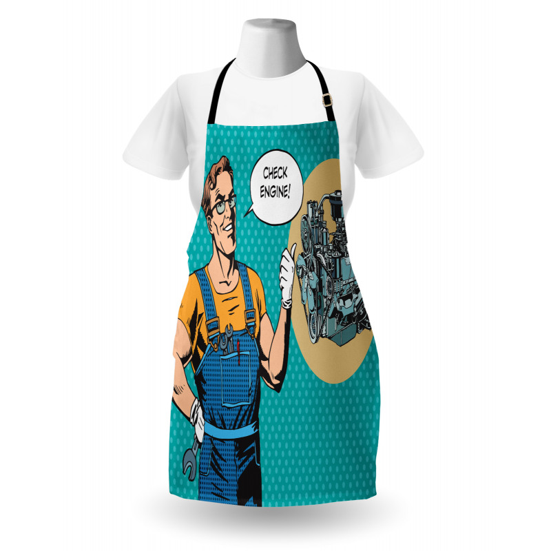 Pop Art Repairman Apron