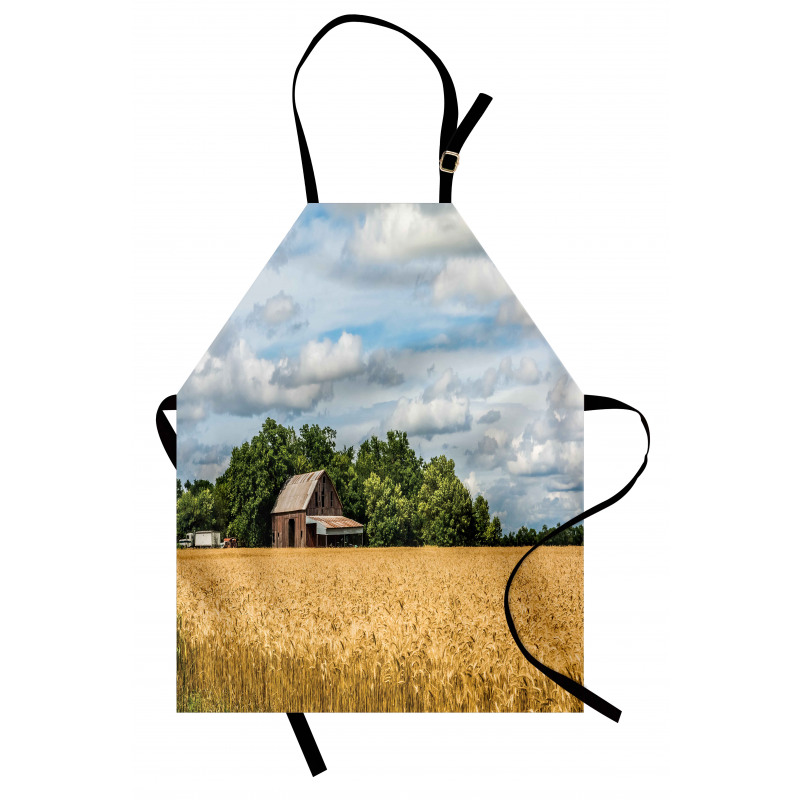 Cottage in a Wheat Field Apron