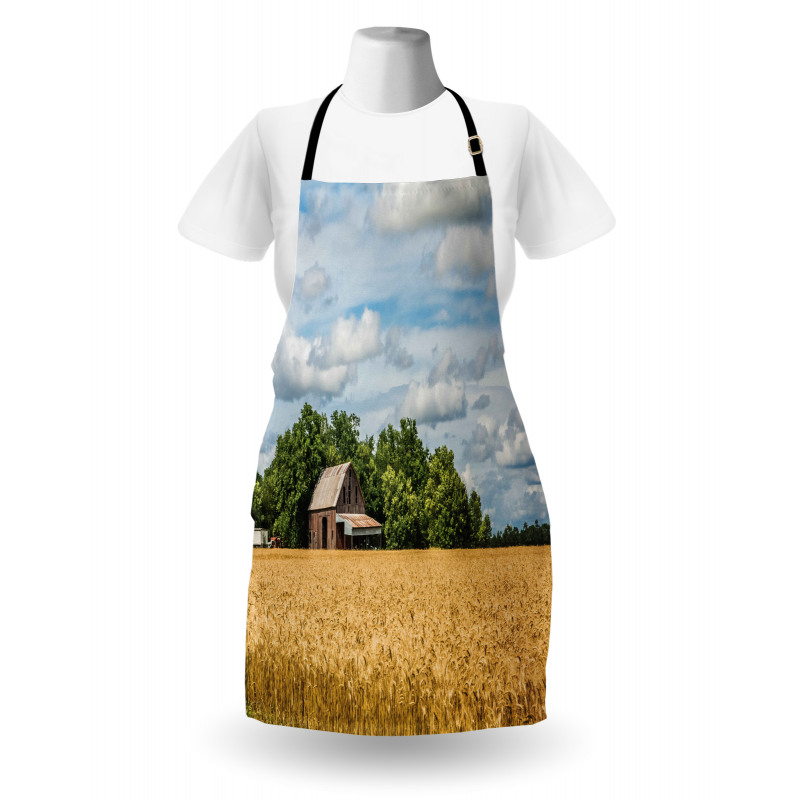 Cottage in a Wheat Field Apron