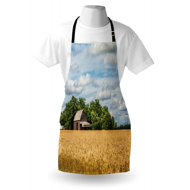 Cottage in a Wheat Field Apron