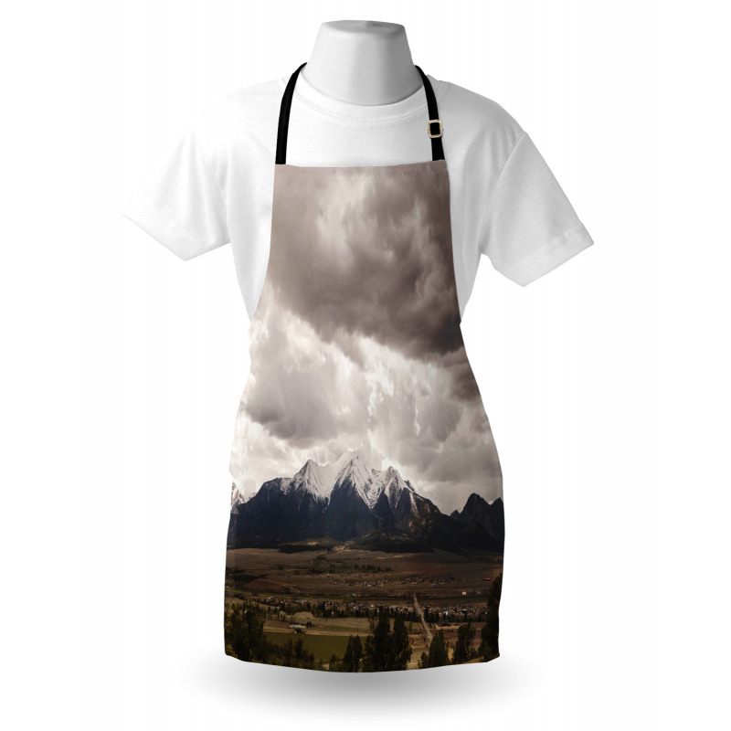 Mountains Colorado Gloomy Apron