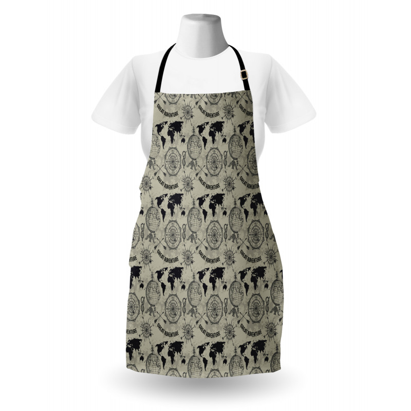 Vintage Adventure Art Apron