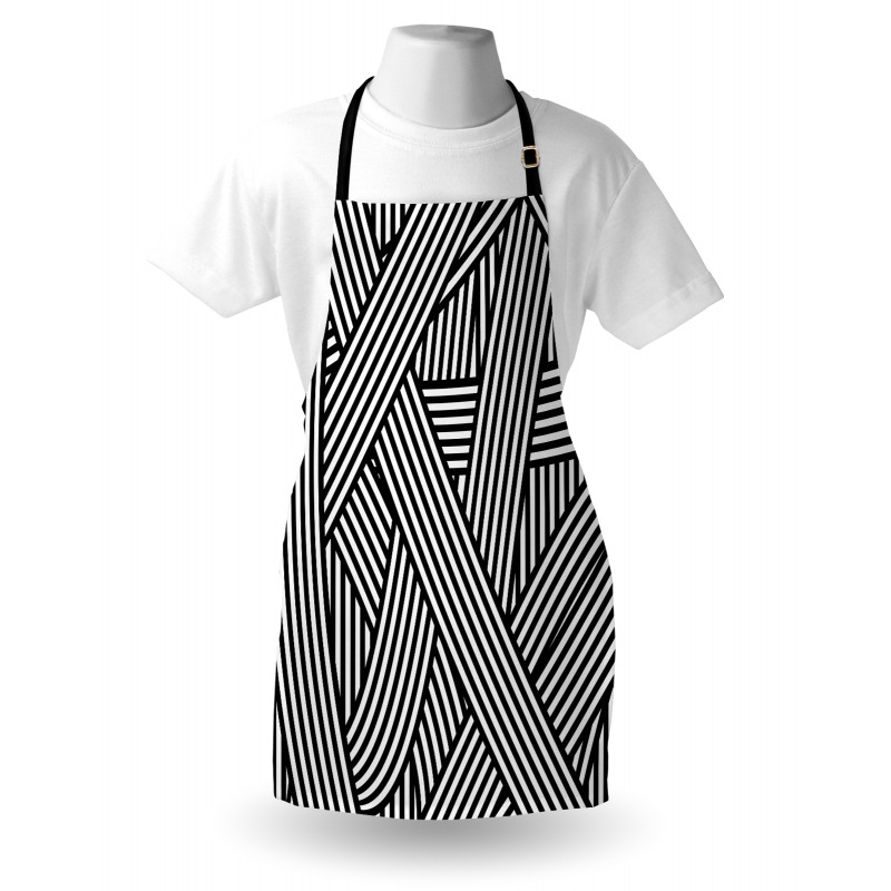 Modern Intertwined Lines Apron