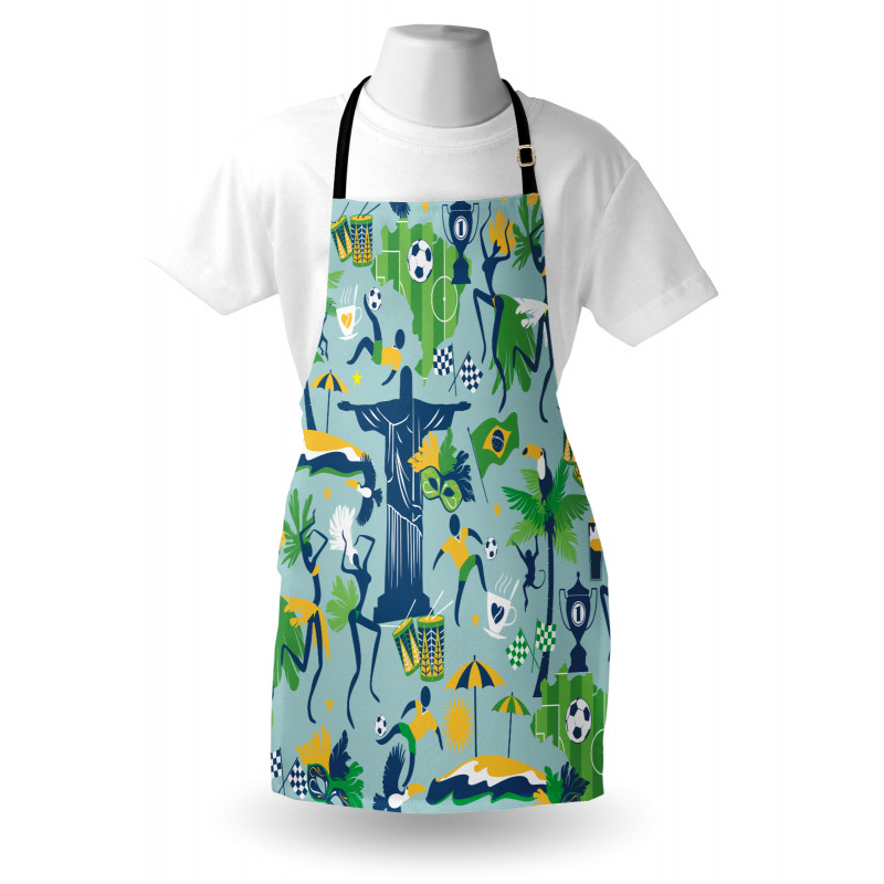 Theme of Brazil Cultural Apron