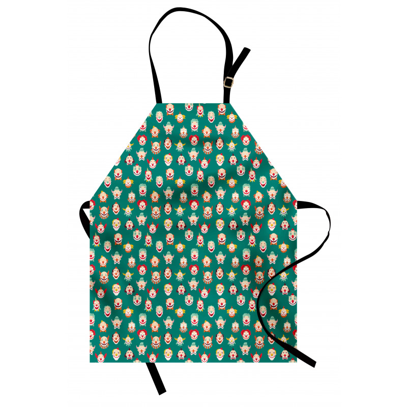 Sad and Happy Clown Faces Apron