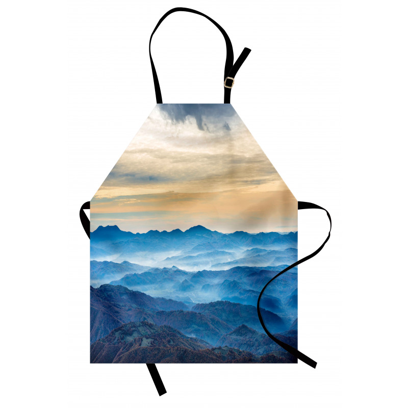 Blue Sea Cream Sky Apron