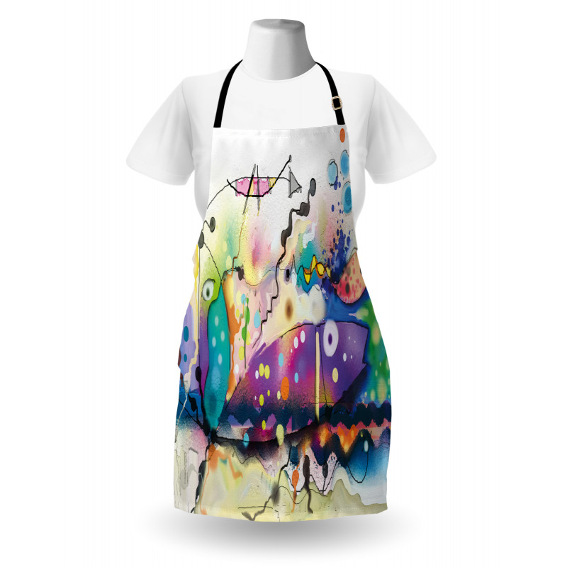 Modern Fine Art Paint Apron