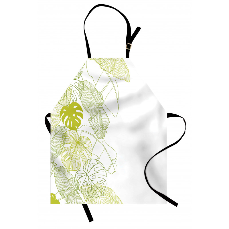 Monstera Leaf and Nature Apron