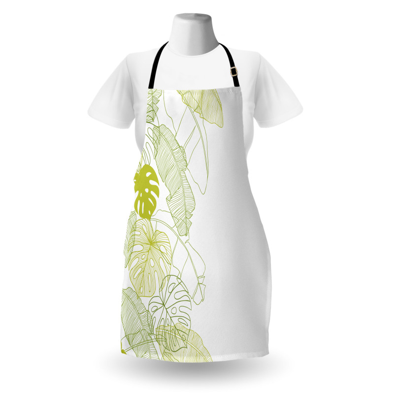 Monstera Leaf and Nature Apron