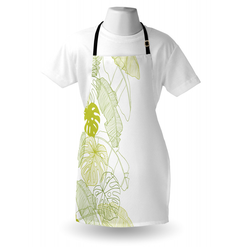 Monstera Leaf and Nature Apron