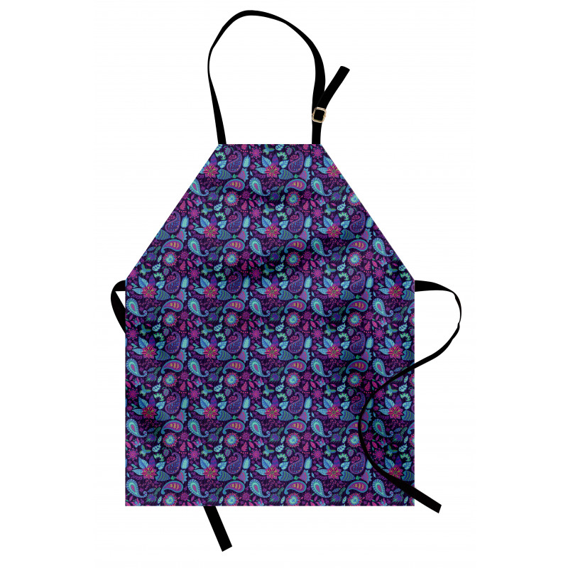 Paisley Teardrops Motif Apron