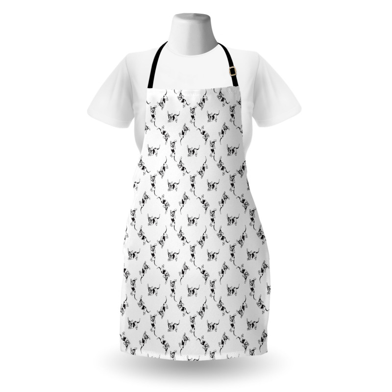 Shocked Long Eared Dog Apron