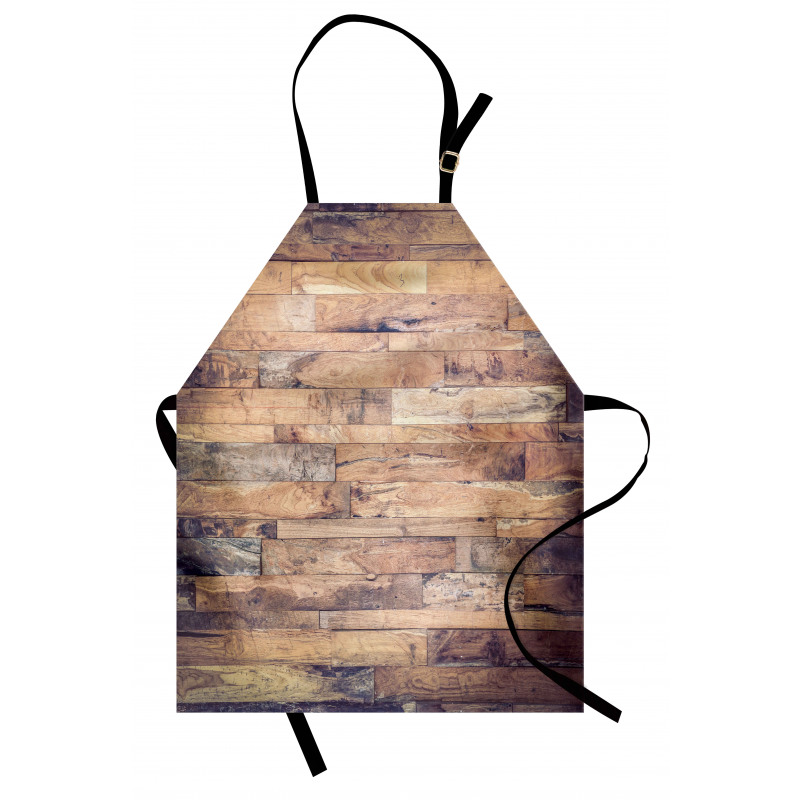 Earthy Toned Planks Apron