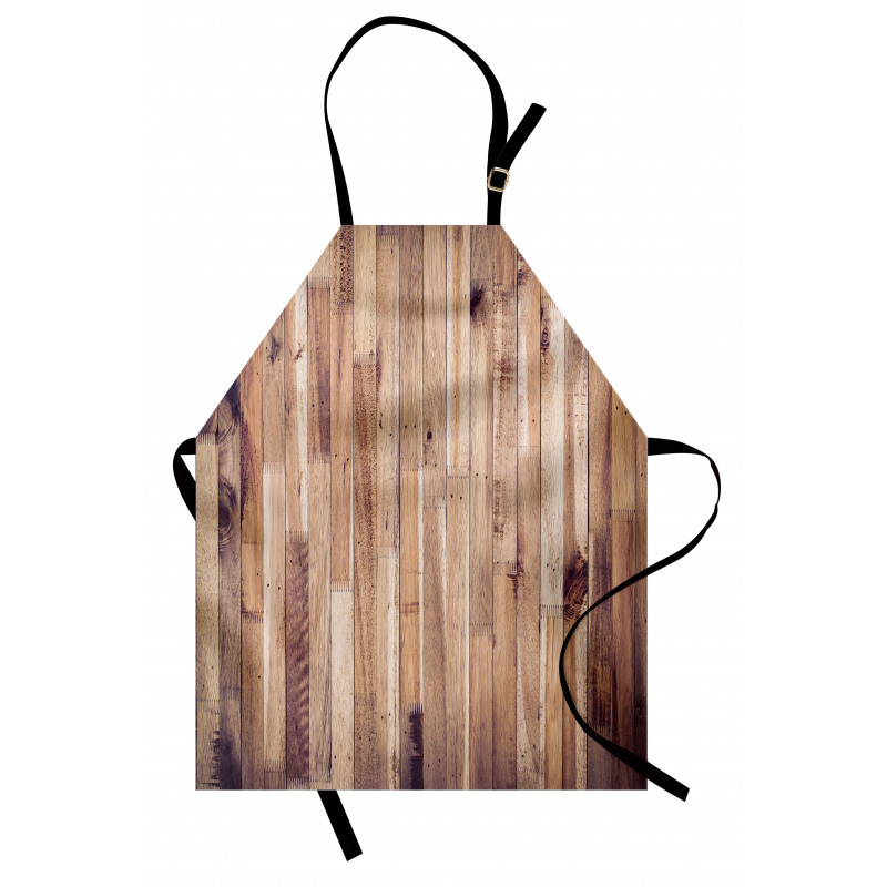 Aged Planks Pattern Apron