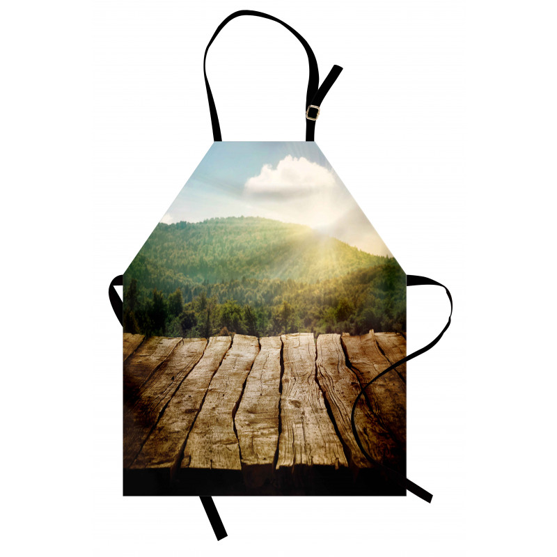 Mountain Side Landscape Apron