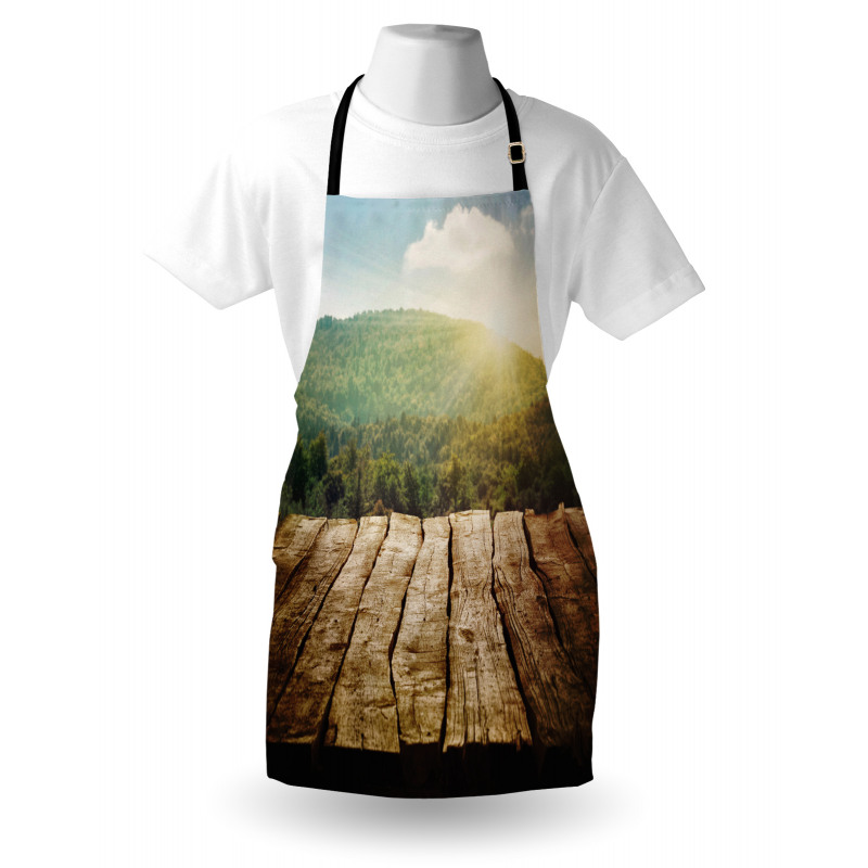 Mountain Side Landscape Apron