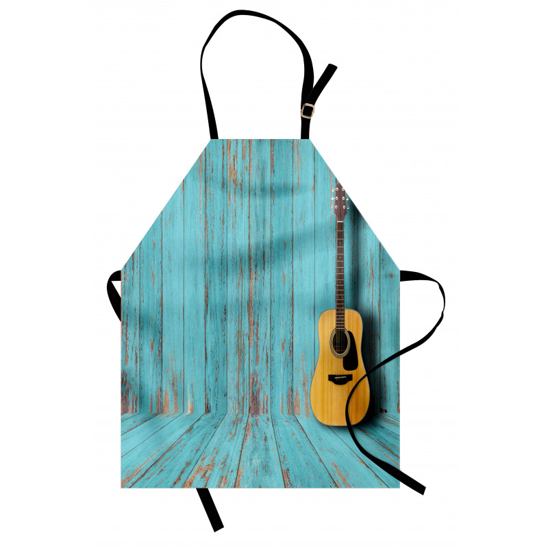 Guitar and Vintage Wall Apron