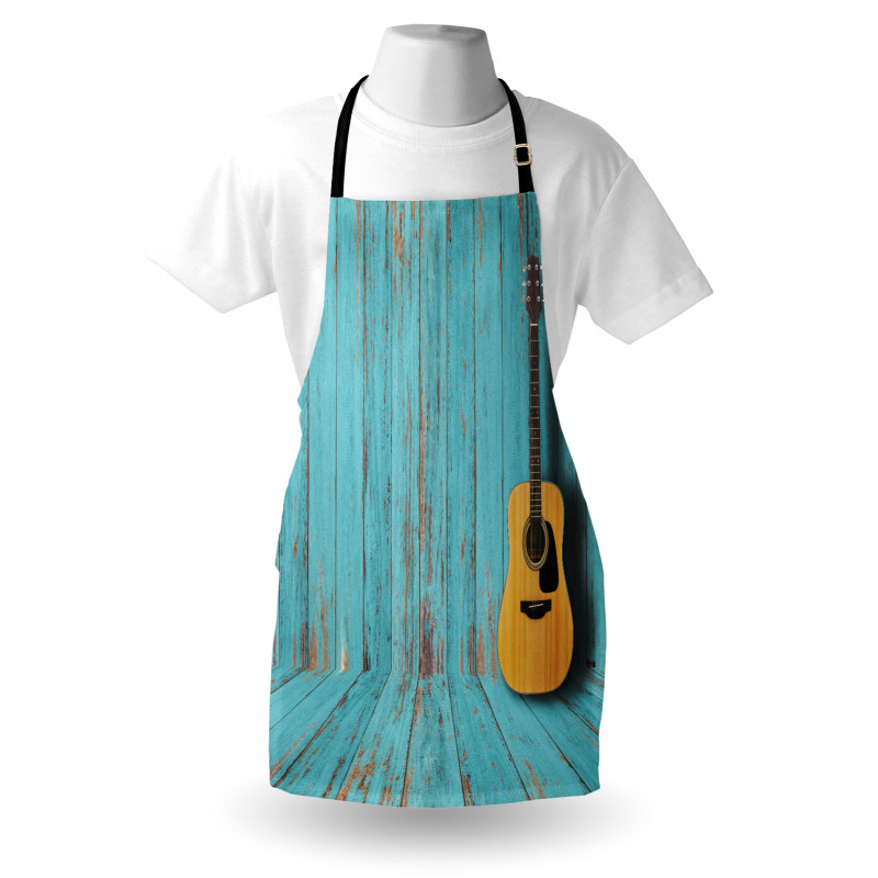 Guitar and Vintage Wall Apron