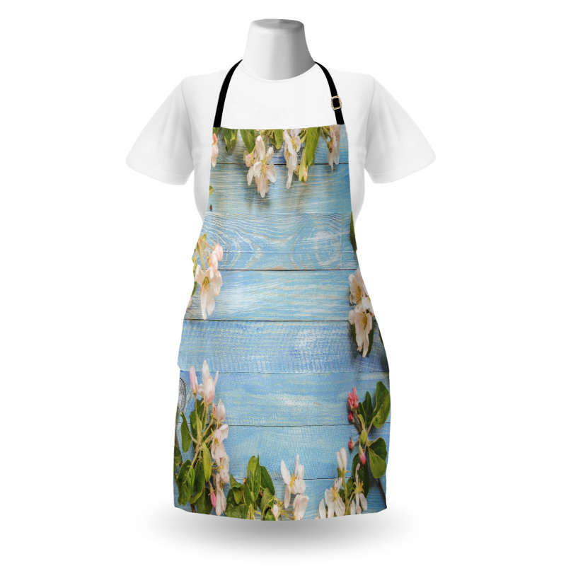 Fresh Flower Pattern Apron