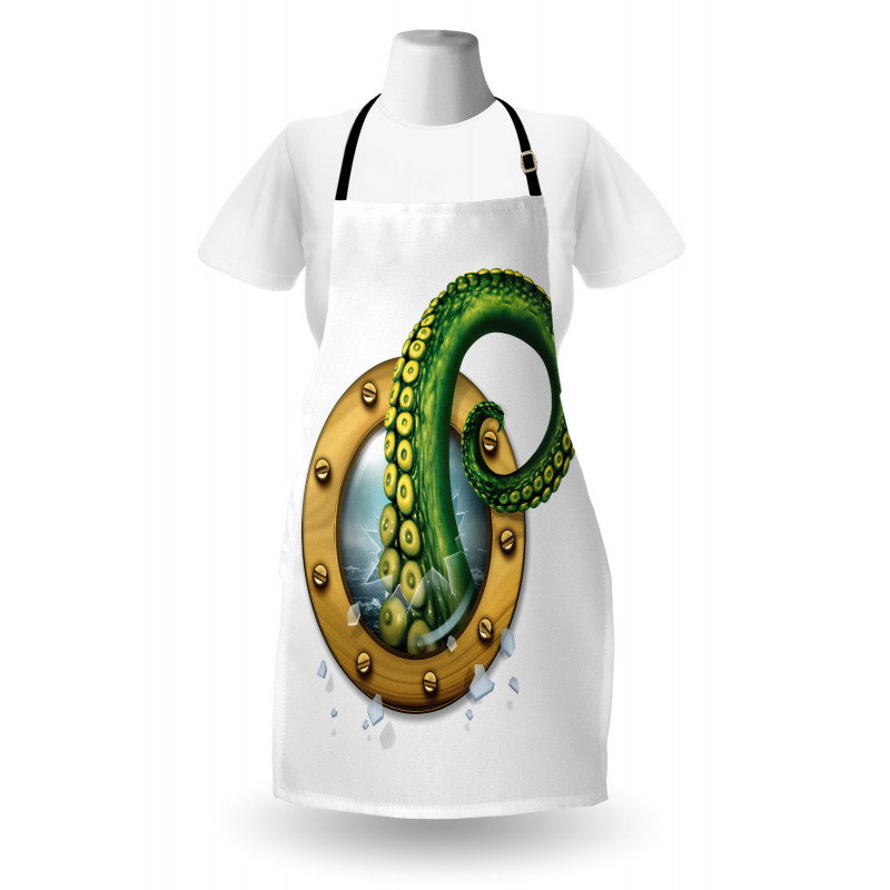 Ship Porthole Tentacles Apron