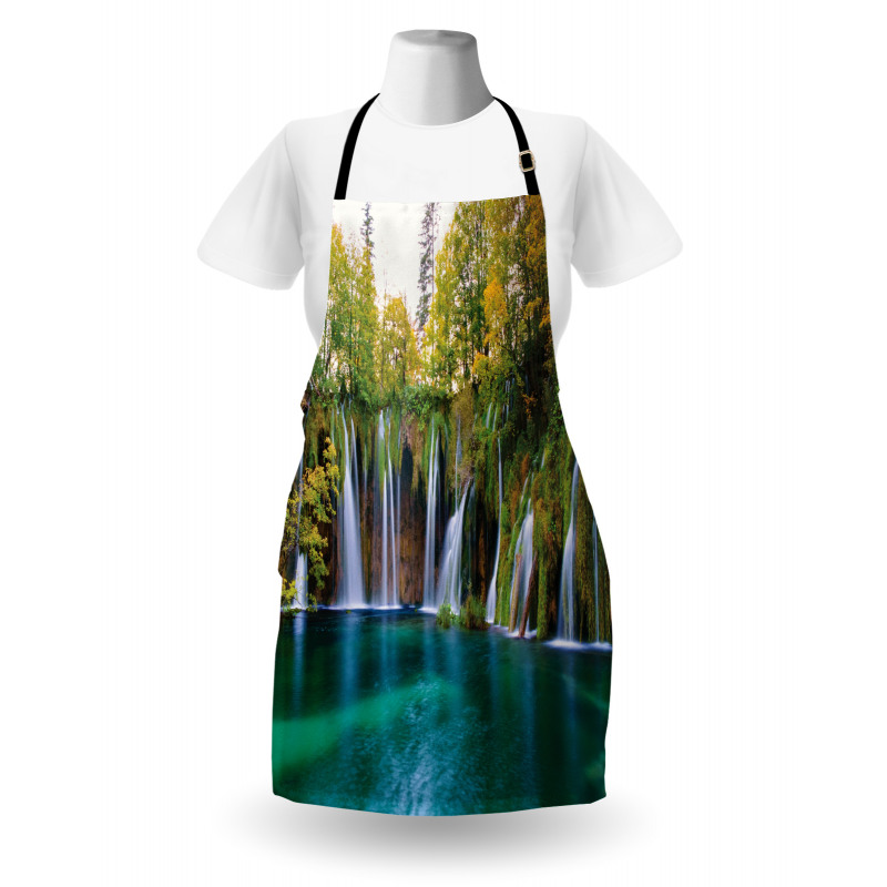 Many Small Waterfalls Photo Apron