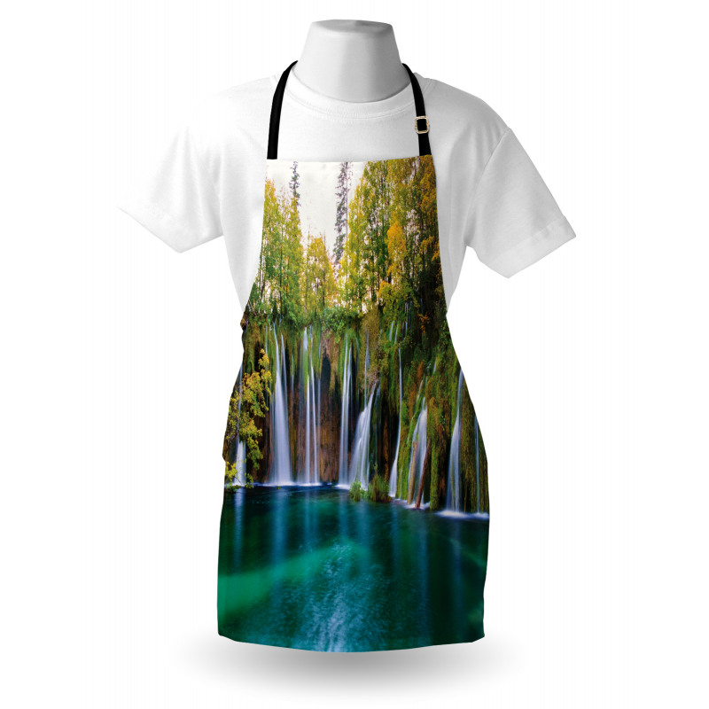 Many Small Waterfalls Photo Apron