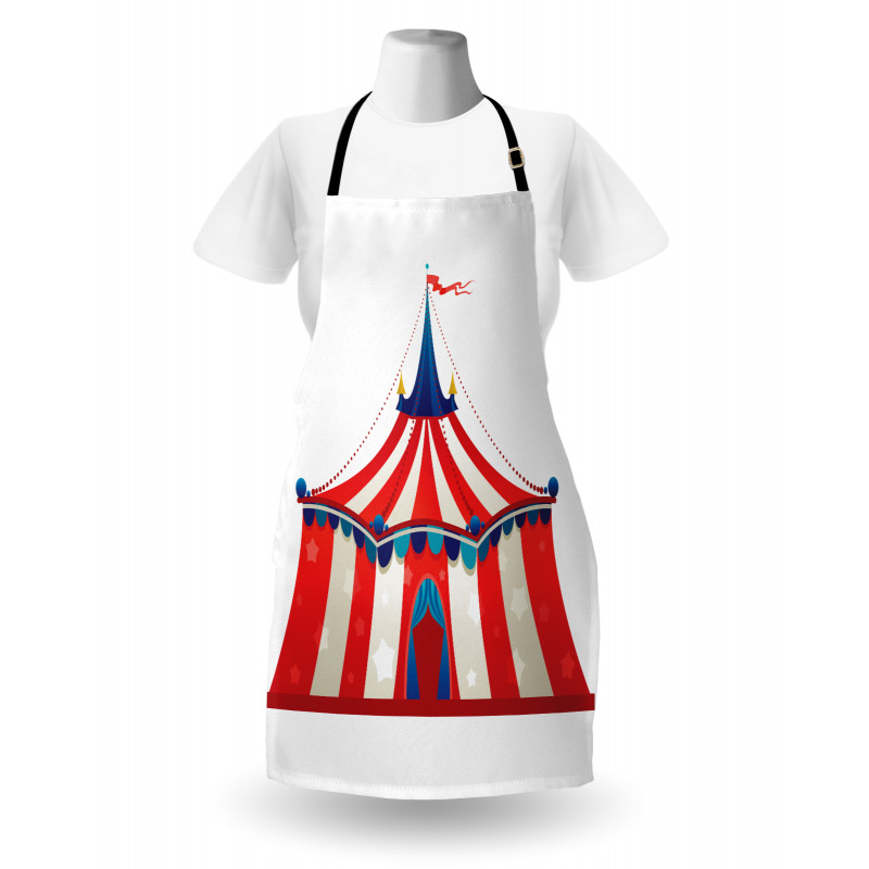 Stars Striped Circus Apron